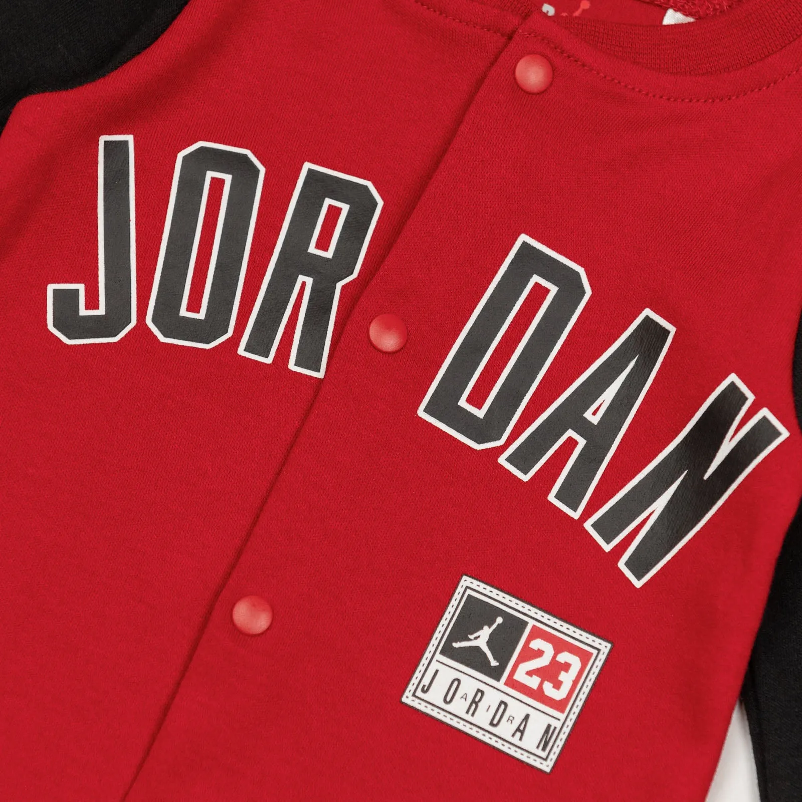 Jordan Footed Infant Coveralls - Gym Red