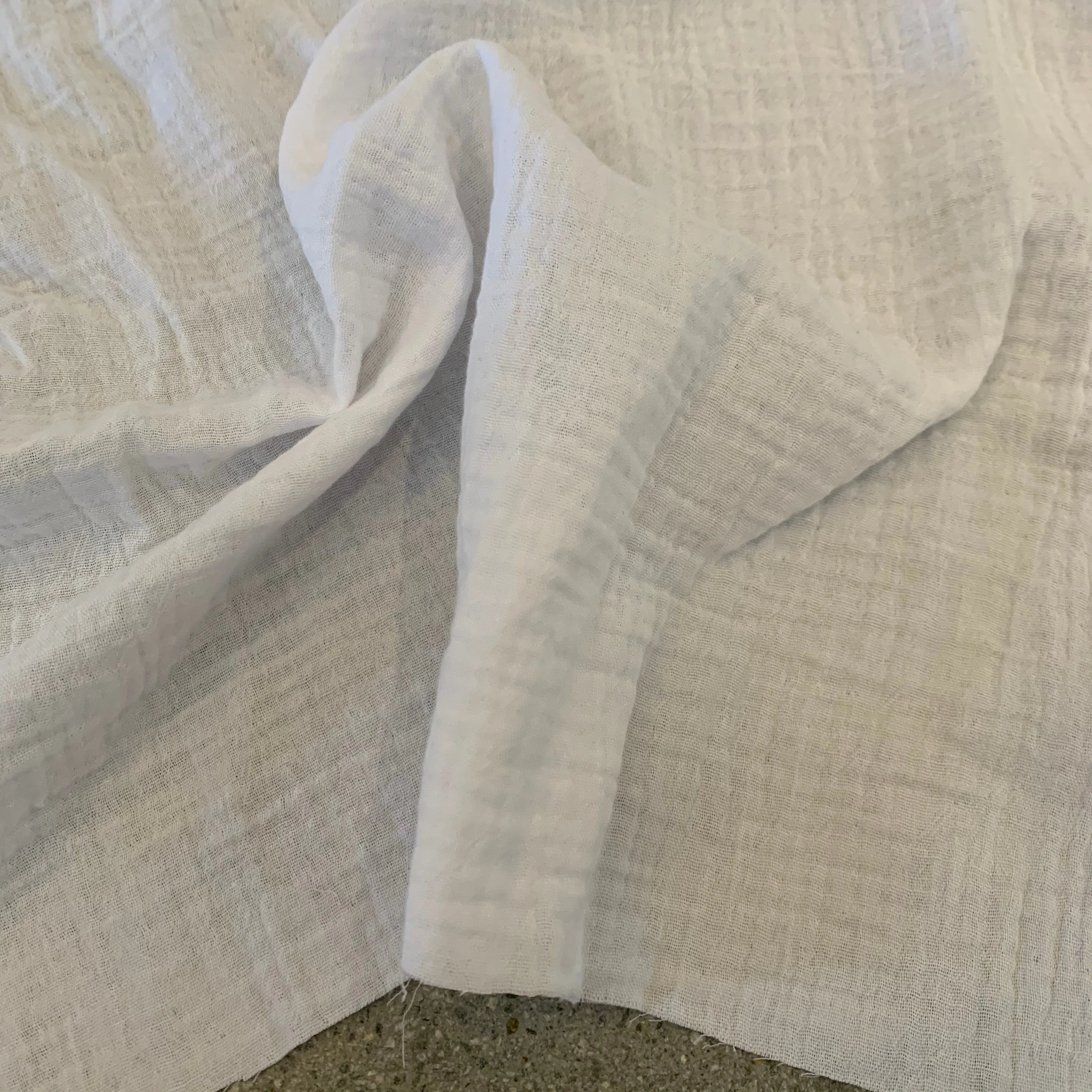 Juniper Organic White -   $16 per metre