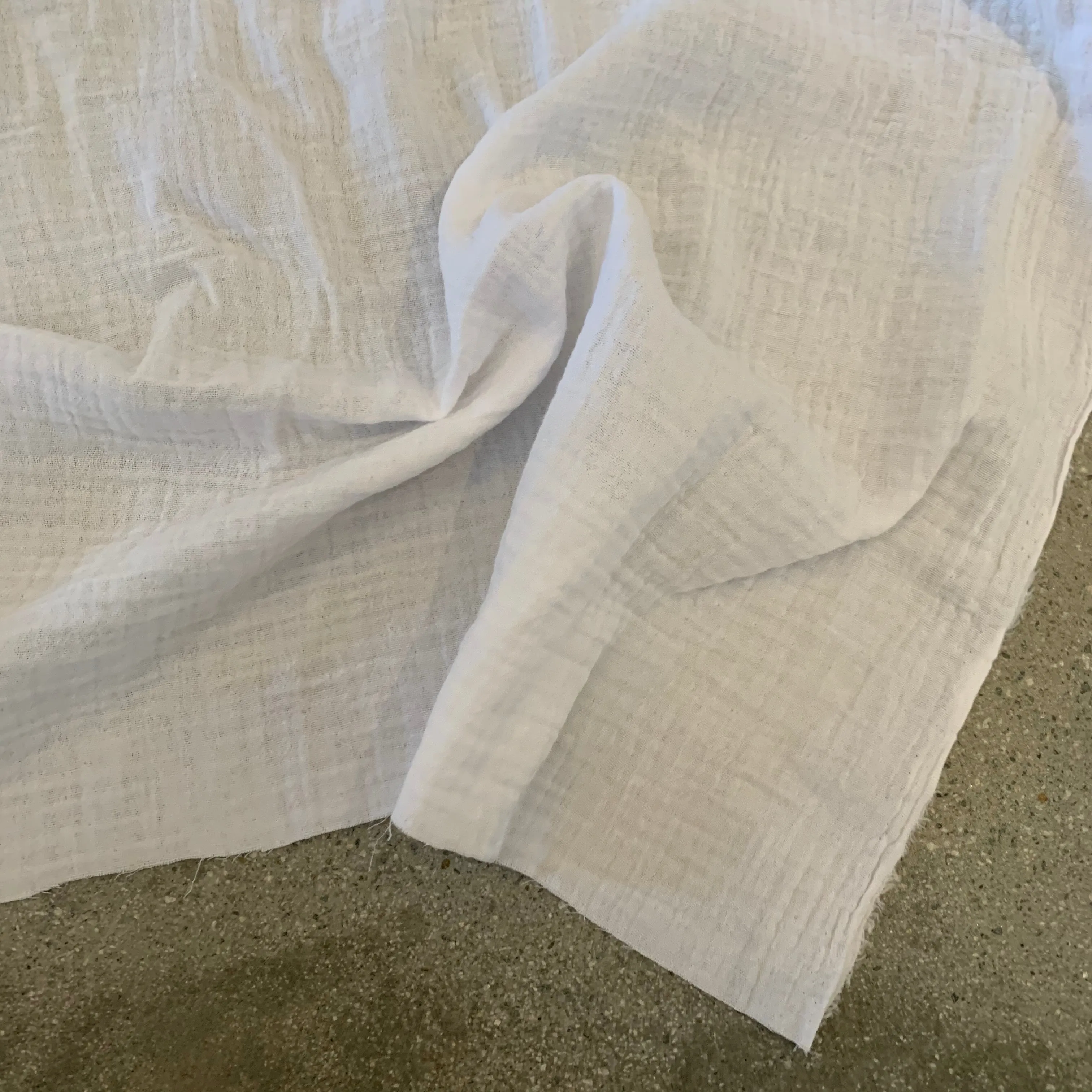 Juniper Organic White -   $16 per metre