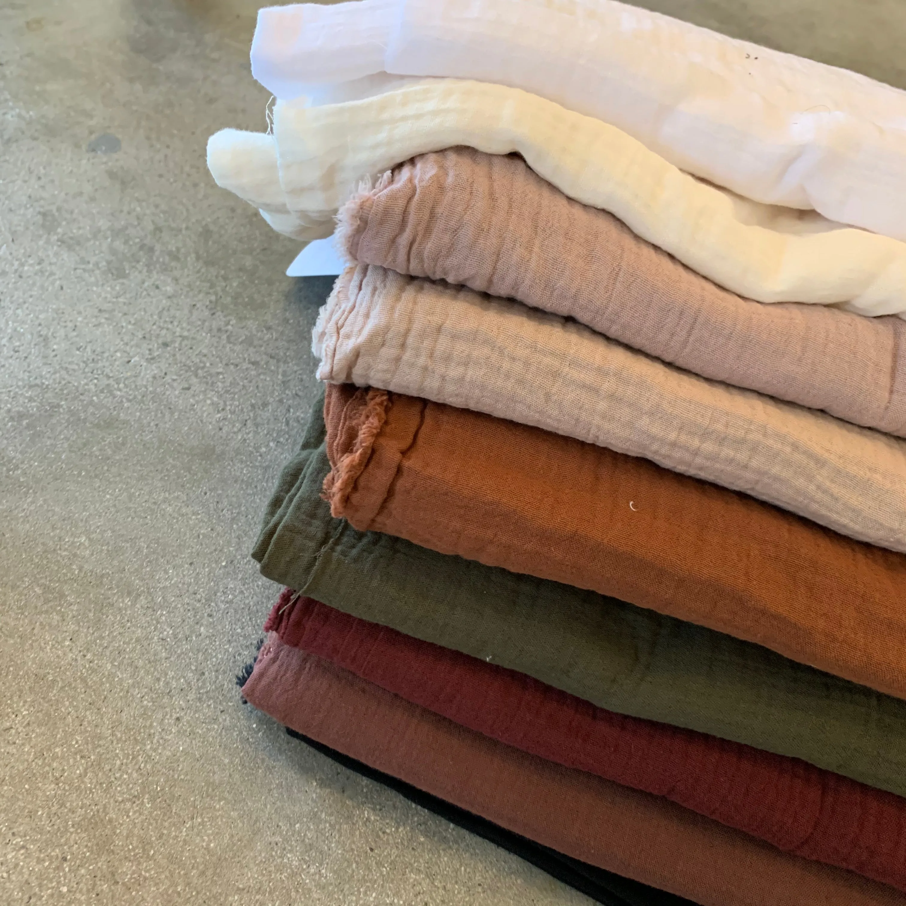 Juniper Organic White -   $16 per metre