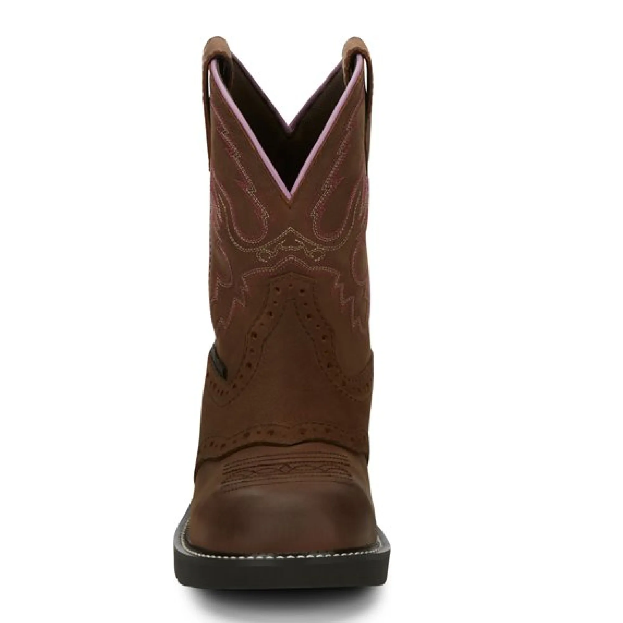 Justin Boots Womens Wanette Steel Toe | Style GY9980 Color Aged Bark