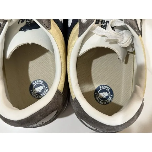 Karhu Albatross 82 Foliage Gray/Blue Butter Cream Sneakers Shoes Unisex Sz 12.5