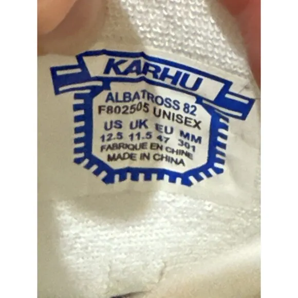 Karhu Albatross 82 Foliage Gray/Blue Butter Cream Sneakers Shoes Unisex Sz 12.5