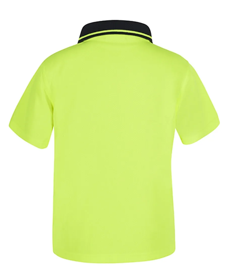KIDS HI VIS TRADITIONAL POLO   6HVNC