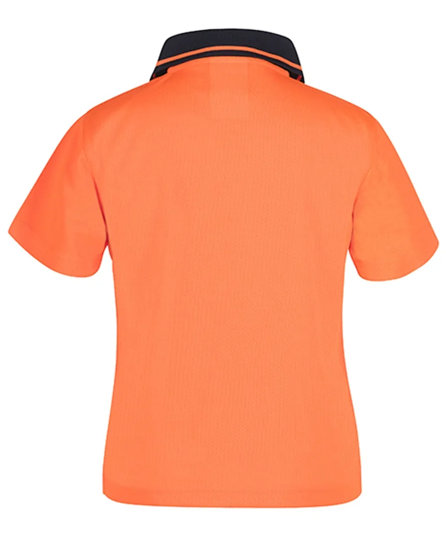 KIDS HI VIS TRADITIONAL POLO   6HVNC
