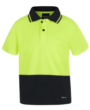 KIDS HI VIS TRADITIONAL POLO   6HVNC