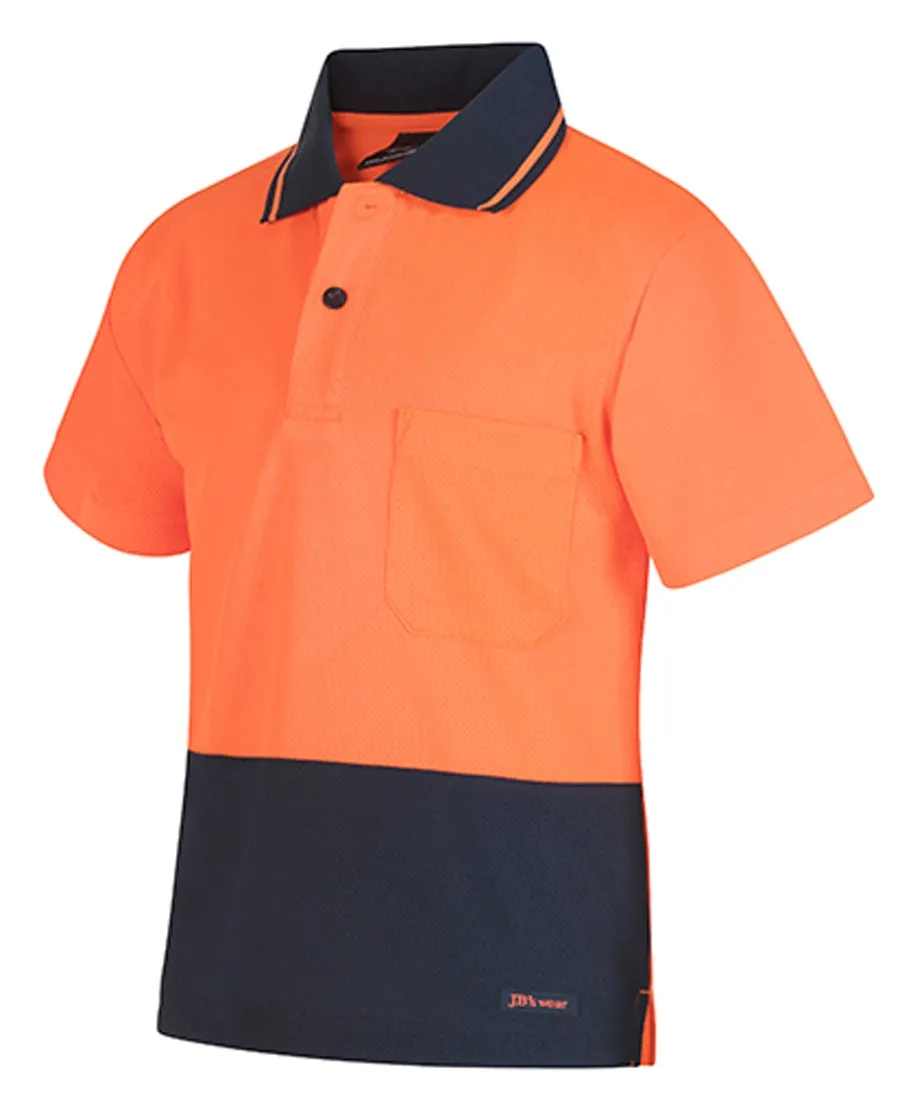 KIDS HI VIS TRADITIONAL POLO   6HVNC