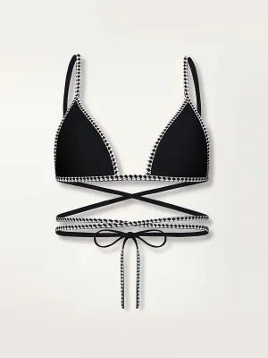 Lena Wrap Triangle Top