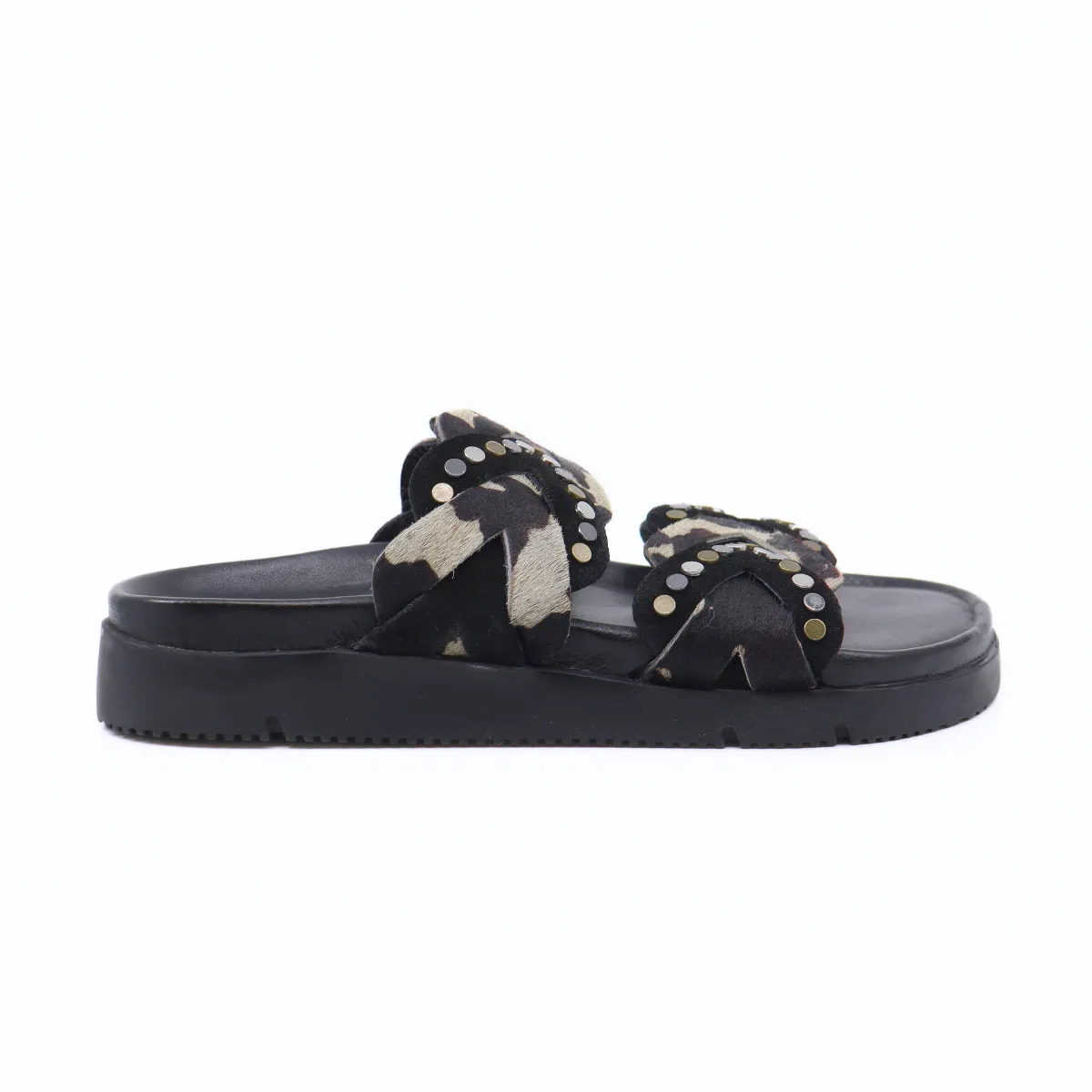 Leo Sandal Cow Hair