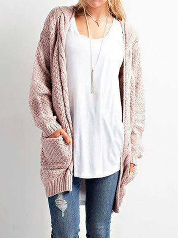 Long Pocket Knitted Cardigan