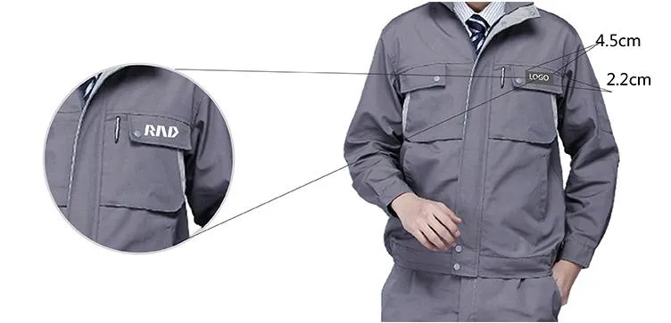 Long-Sleeved 2-Piece Coveralls