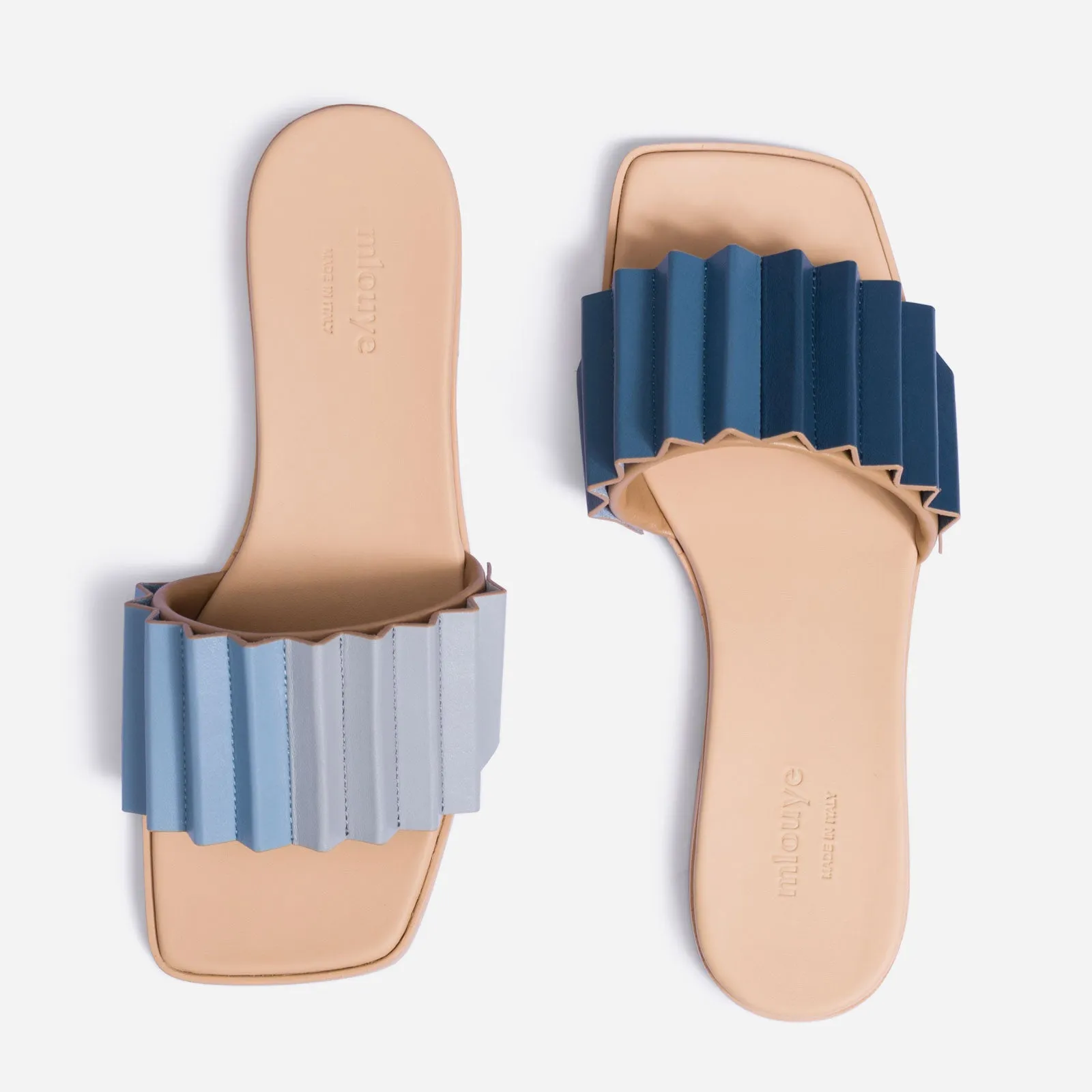 Louise Slide Sandal - Denim