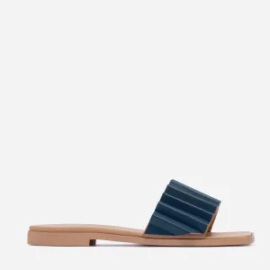Louise Slide Sandal - Denim