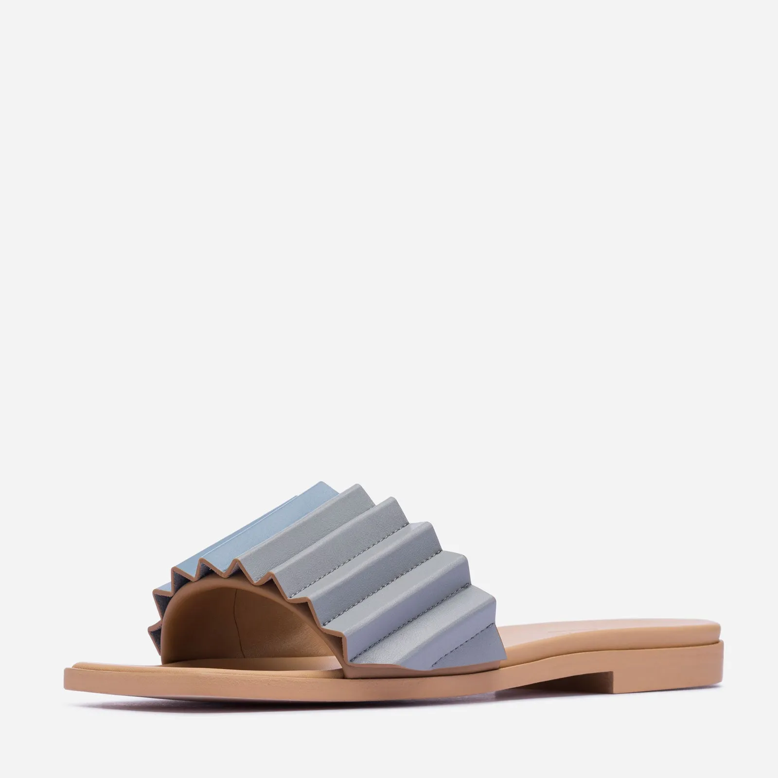 Louise Slide Sandal - Denim