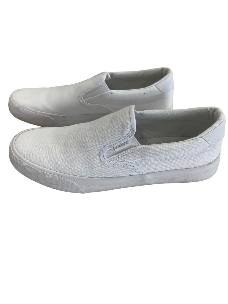 Lugz White Clipper Slip On Sneaker