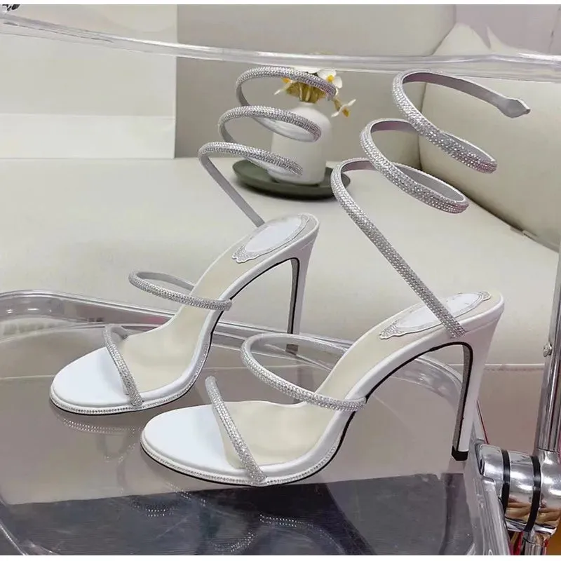 Luxury Crystal Gladiator Sandals