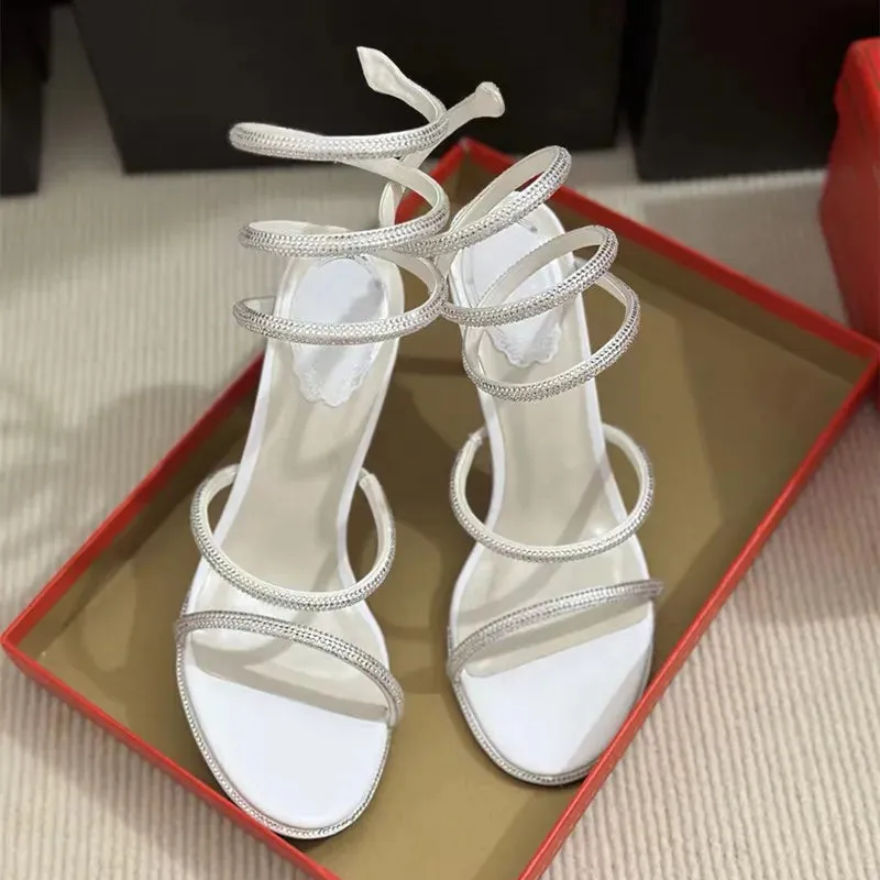 Luxury Crystal Gladiator Sandals