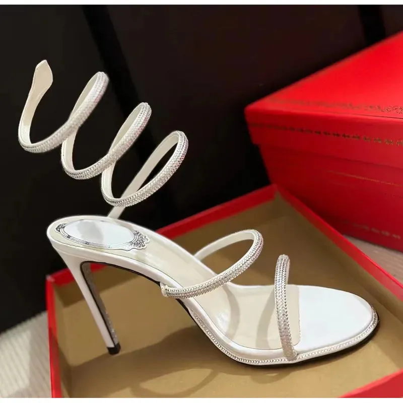 Luxury Crystal Gladiator Sandals