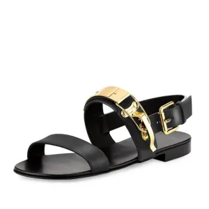 Man Vintage Rome Casual Genuine Leather Sandals Plus Size