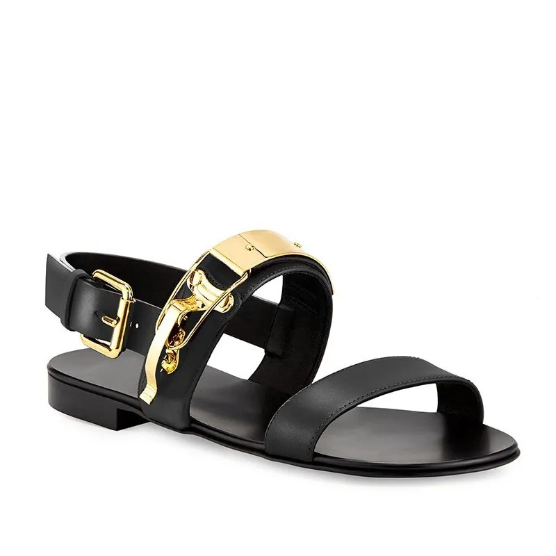 Man Vintage Rome Casual Genuine Leather Sandals Plus Size