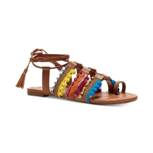 Mariani Lace-Up Flat Sandals