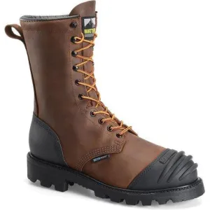Matterhorn Men's Copper 10" Steel Toe Waterproof Metguard USA Made Work Boot - MT910