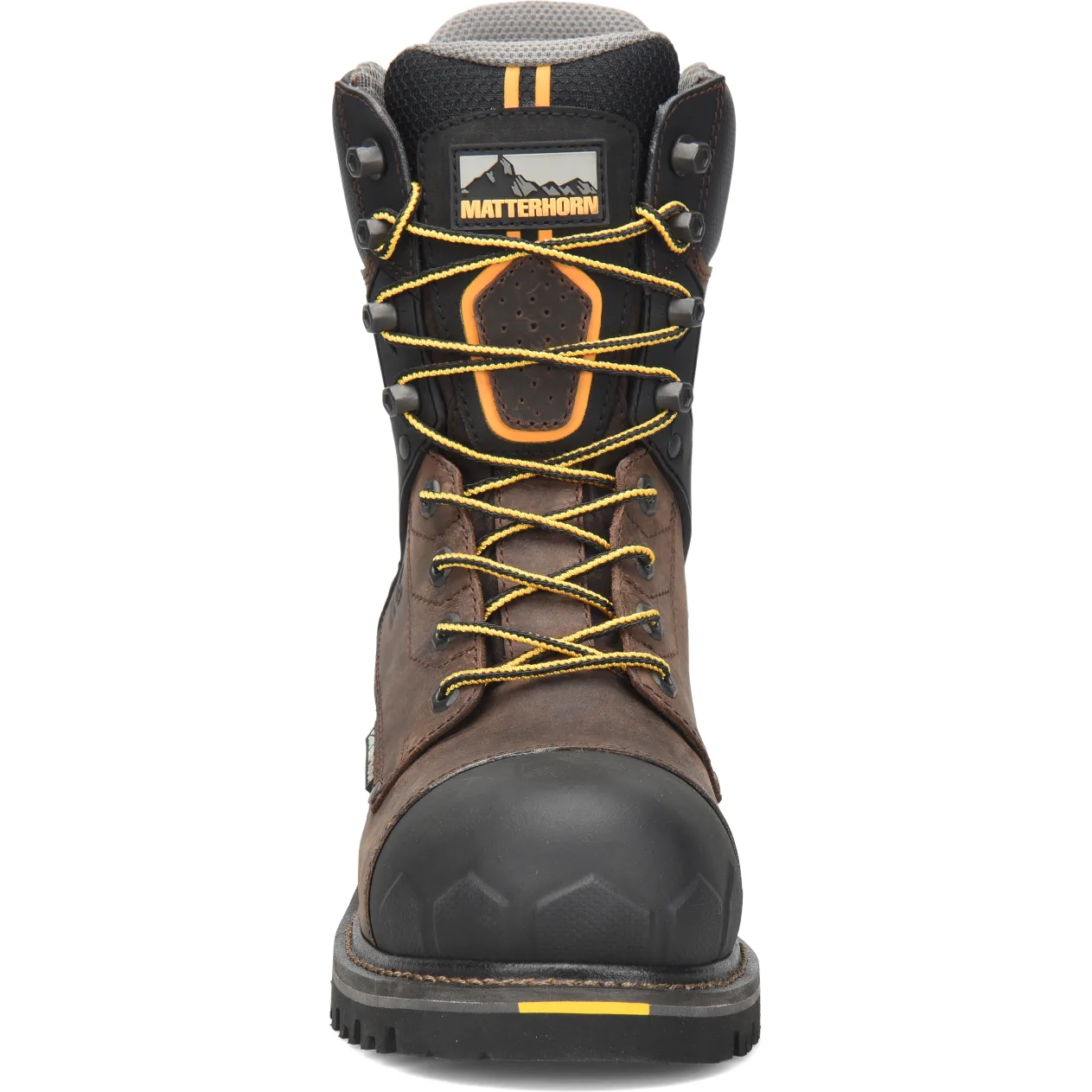 Matterhorn Men's Pr Steadfast 8" Waterproof Composite Toe Logger Work Boot -Brown- MT2558