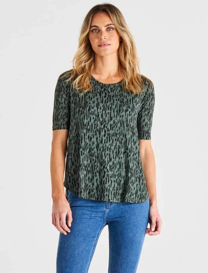 Maya Tee - Abstract Print