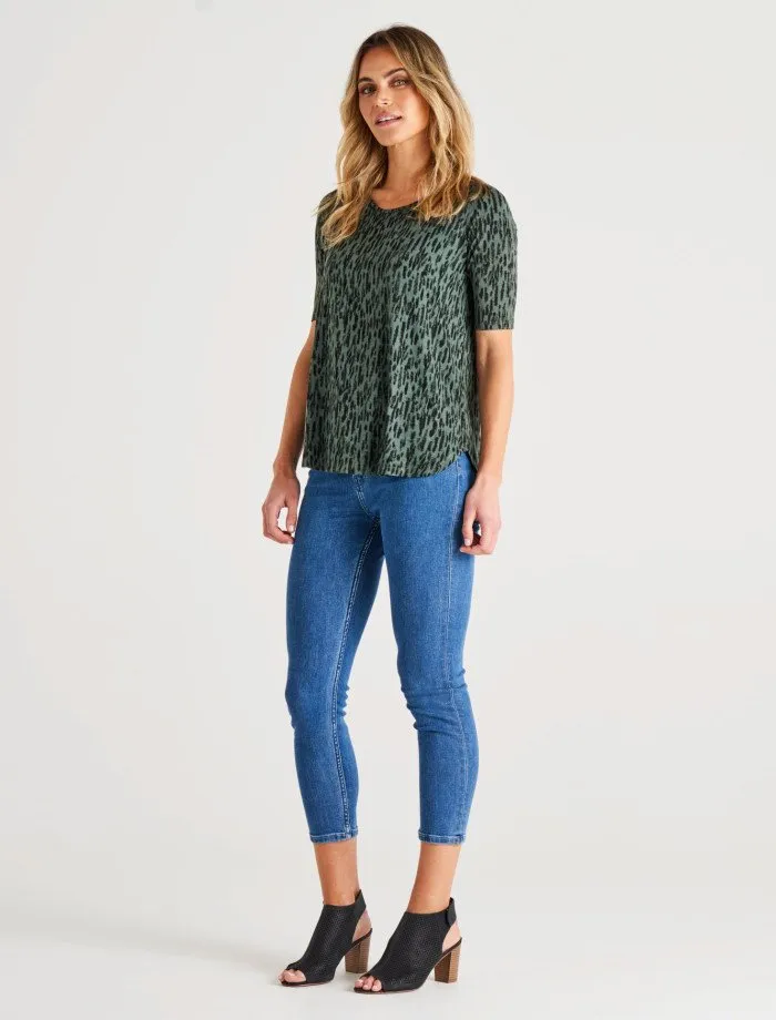 Maya Tee - Abstract Print