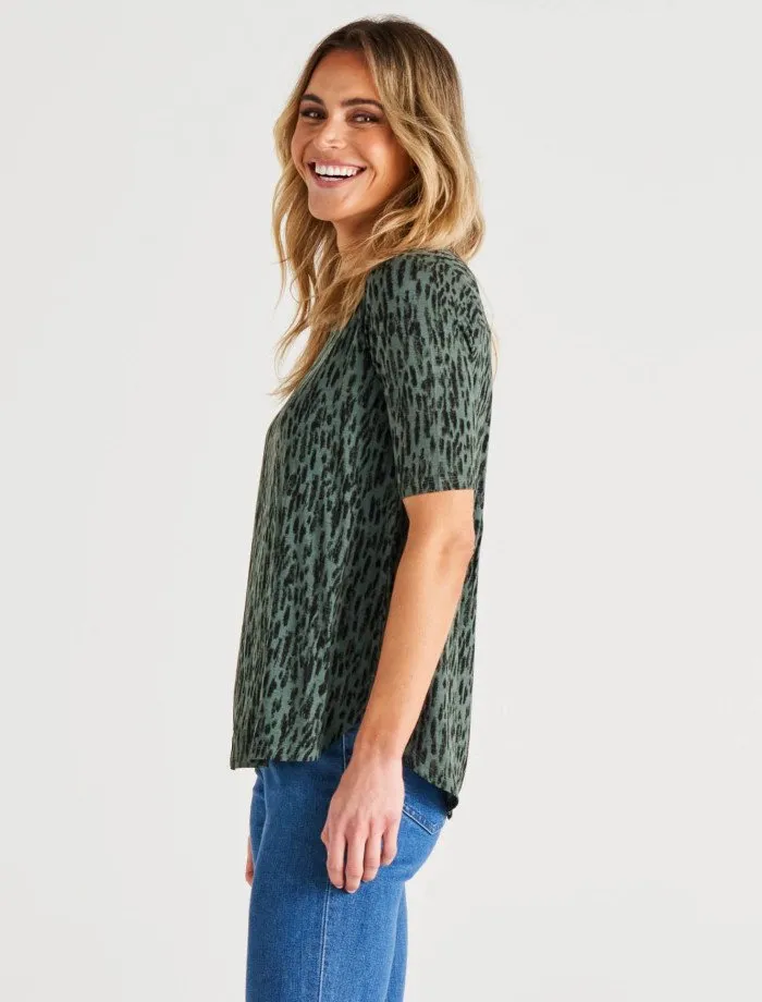 Maya Tee - Abstract Print