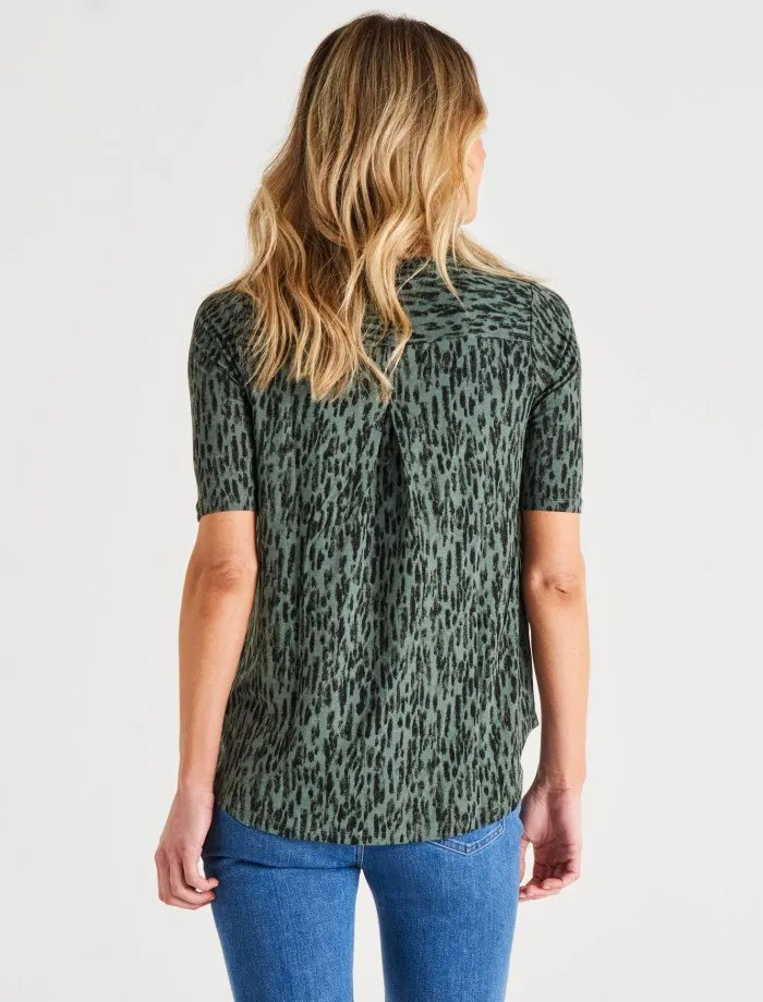 Maya Tee - Abstract Print
