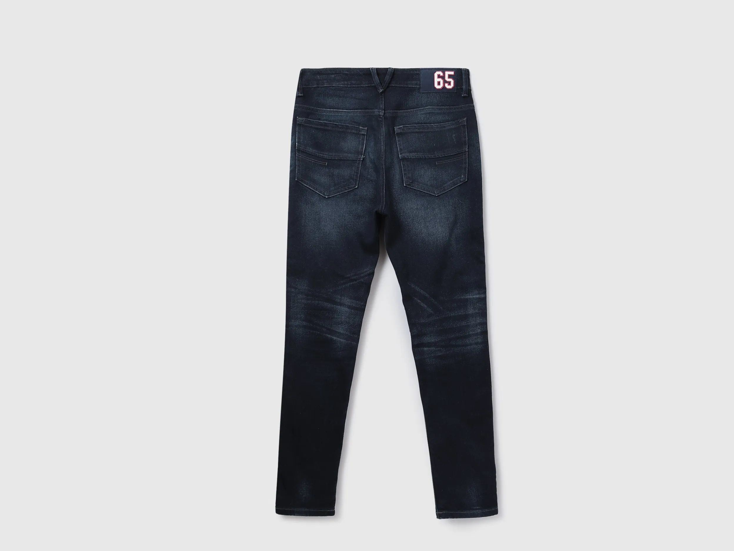 Men Solid Low Crotch Jeans