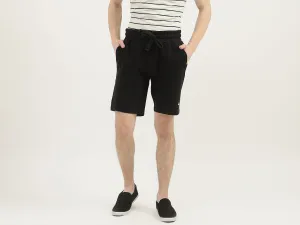 Men Solid Regular Fit Shorts