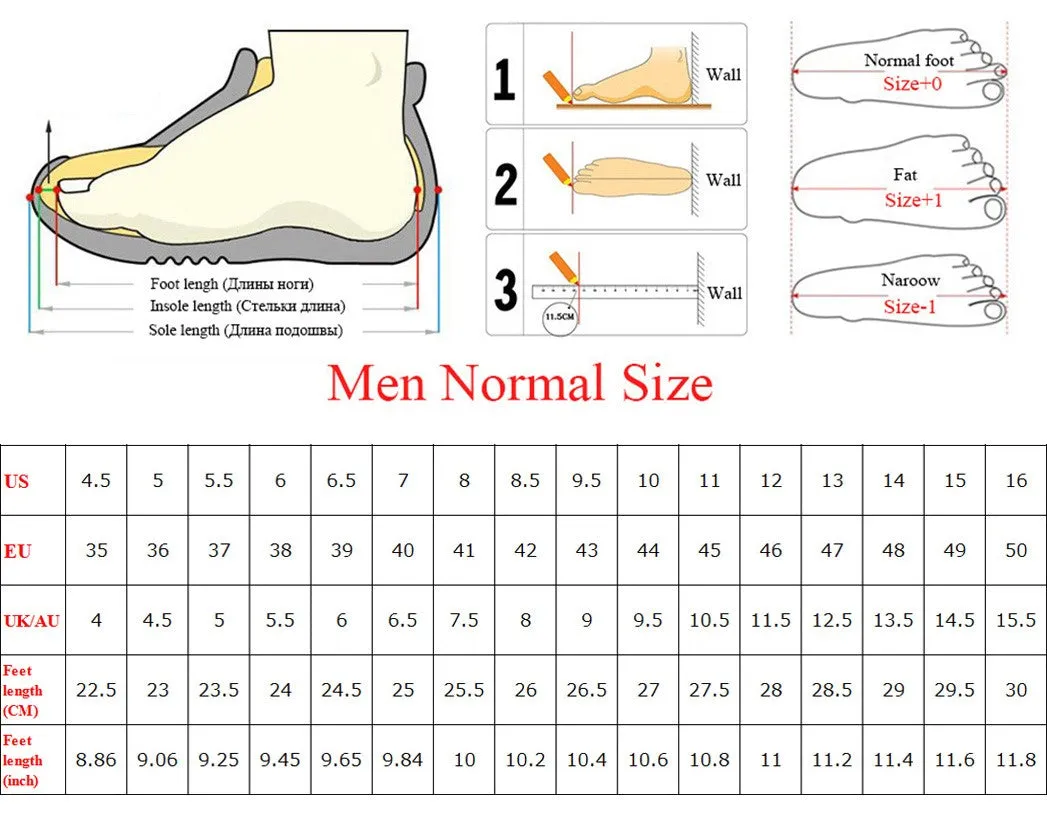Men's Cow Leather Sandals Non-slip