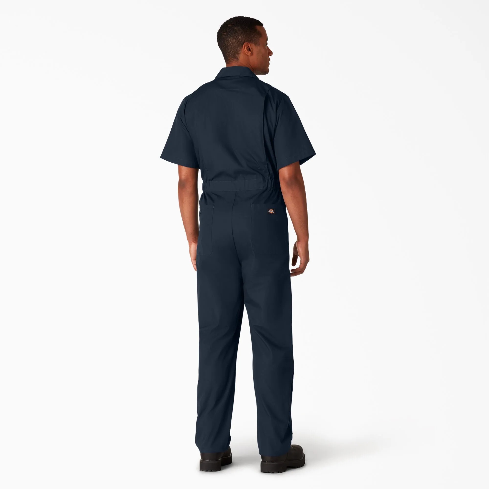 Men's Dickies Short Sleeve Coveralls - Navy