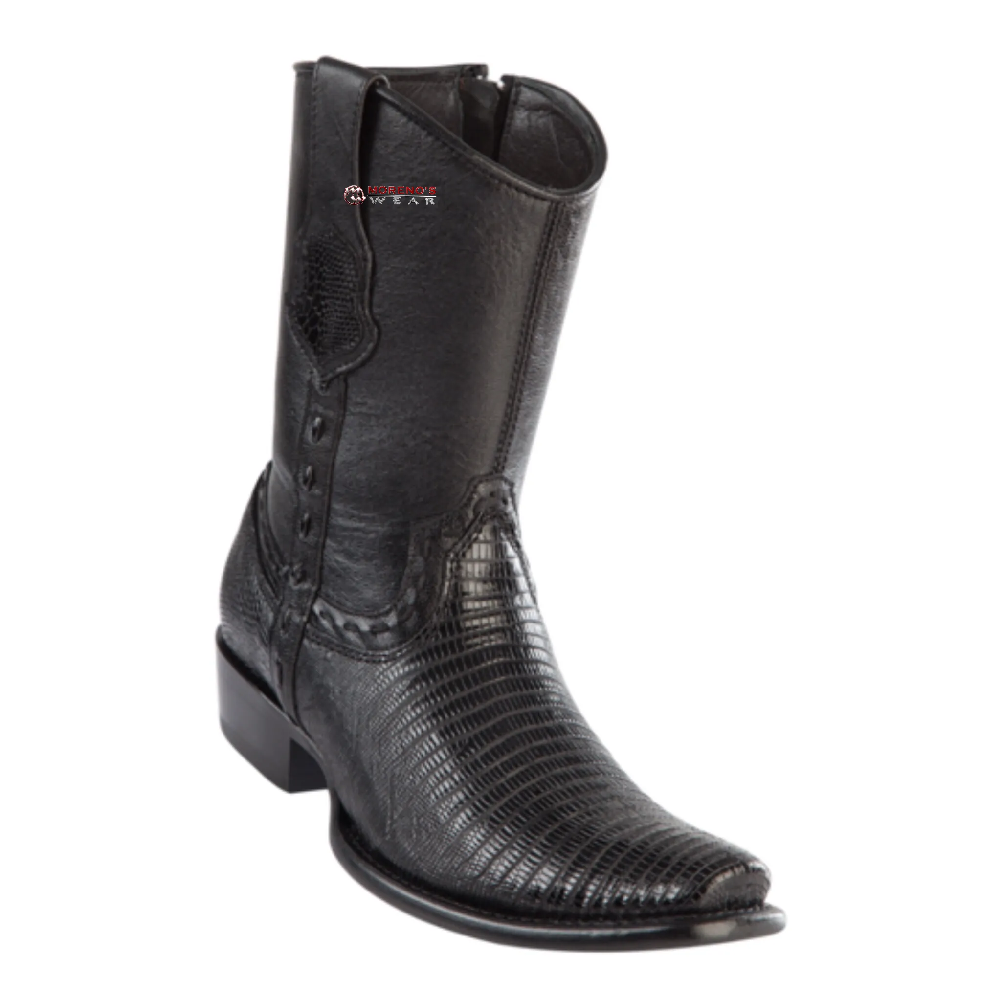 Men's Wild West Teju Lizard Ankle Boots Dubai Toe