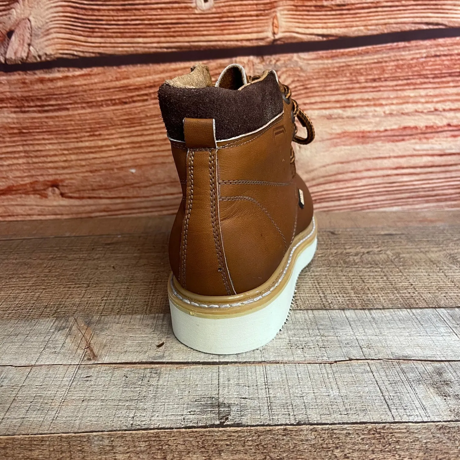 Men's Work Lace-up Leather Boots With and Without Steel Toe Est.202 Laredo Con y Sin Casco