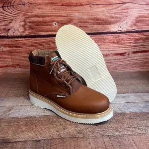 Men's Work Lace-up Leather Boots With and Without Steel Toe Est.202 Laredo Con y Sin Casco