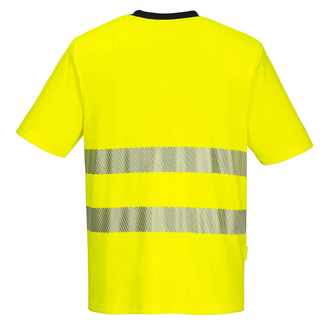 Men's Workwear Hi Vis T-Shirt Reflective High Viz Tee Fluorescent Wicking