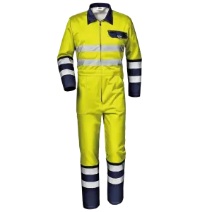 MISTRAL COVERALL - Class 3 - High-Visibility - Breathable Fabric