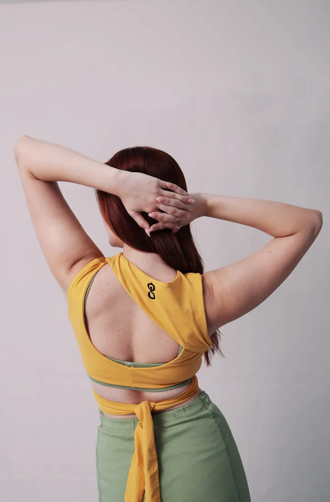 Mocoa Wrap Top - Honey Gold