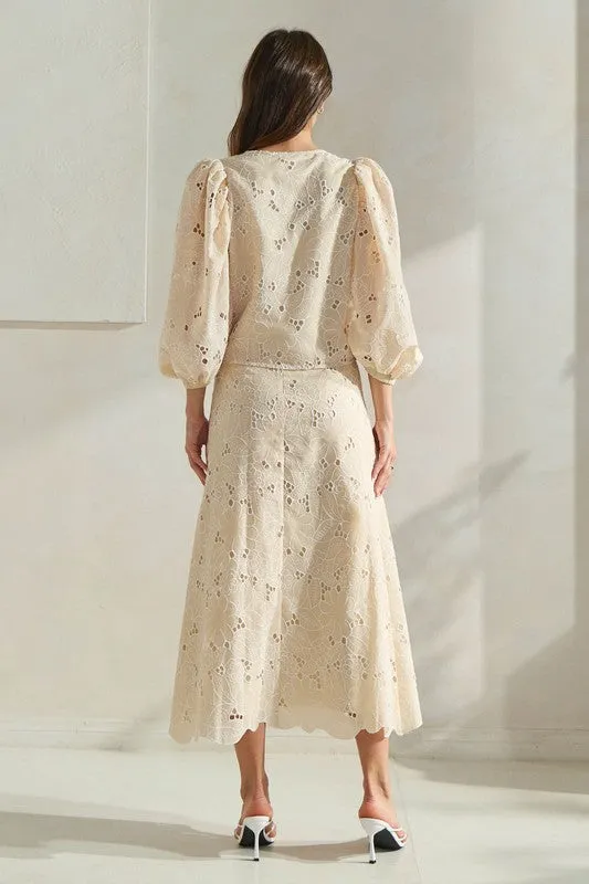 Monaco Eyelet Top