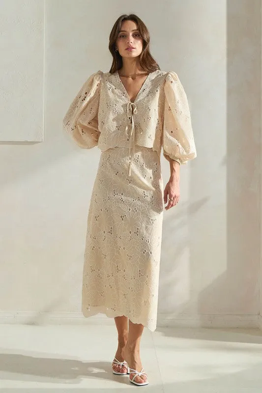 Monaco Eyelet Top