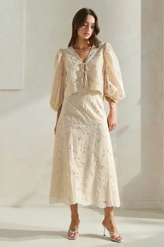 Monaco Eyelet Top