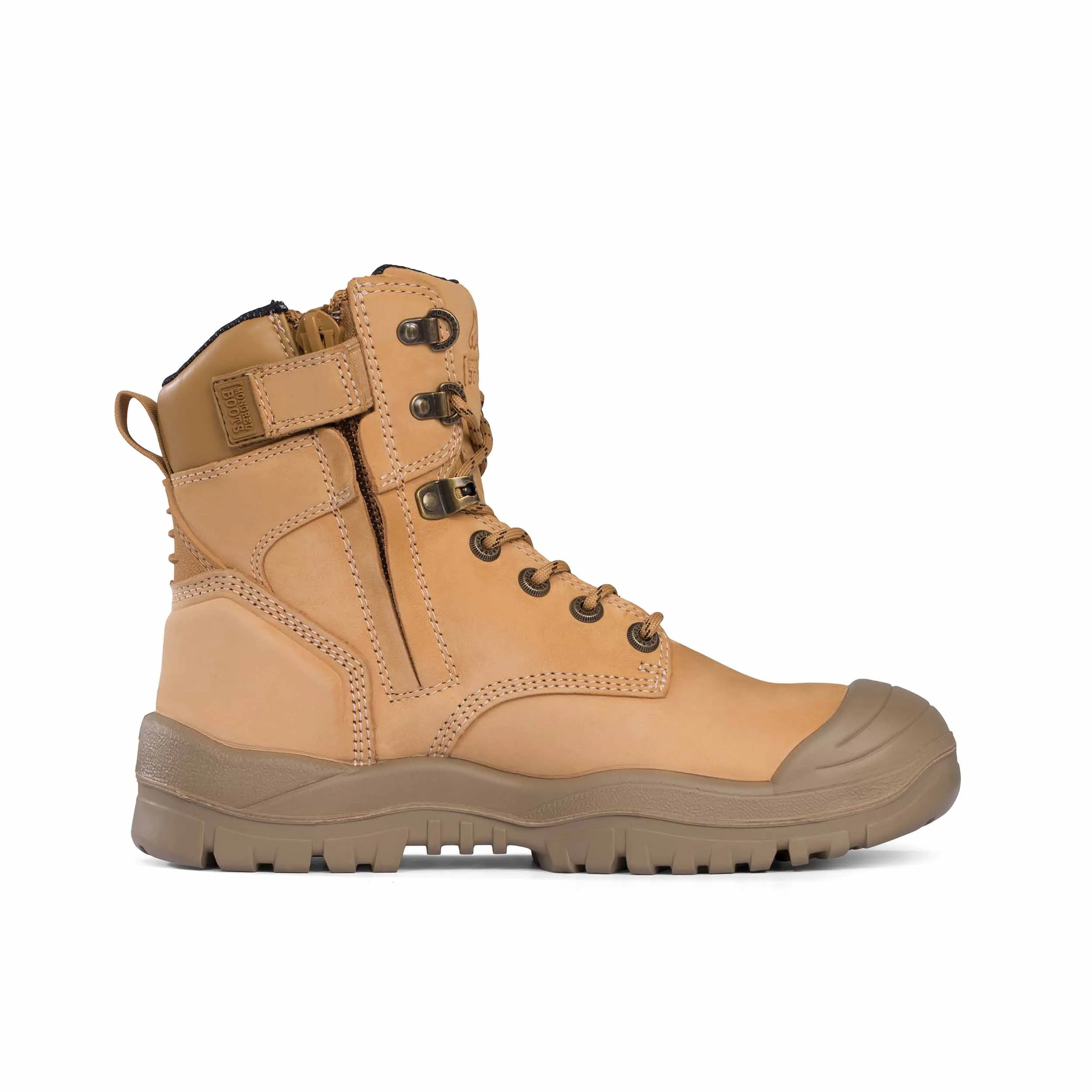 MONGREL HIGH LEG ZIPSIDER BOOT W/ SCUFF CAP - WHEAT
