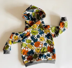Monster Hoodie - 6/12 months