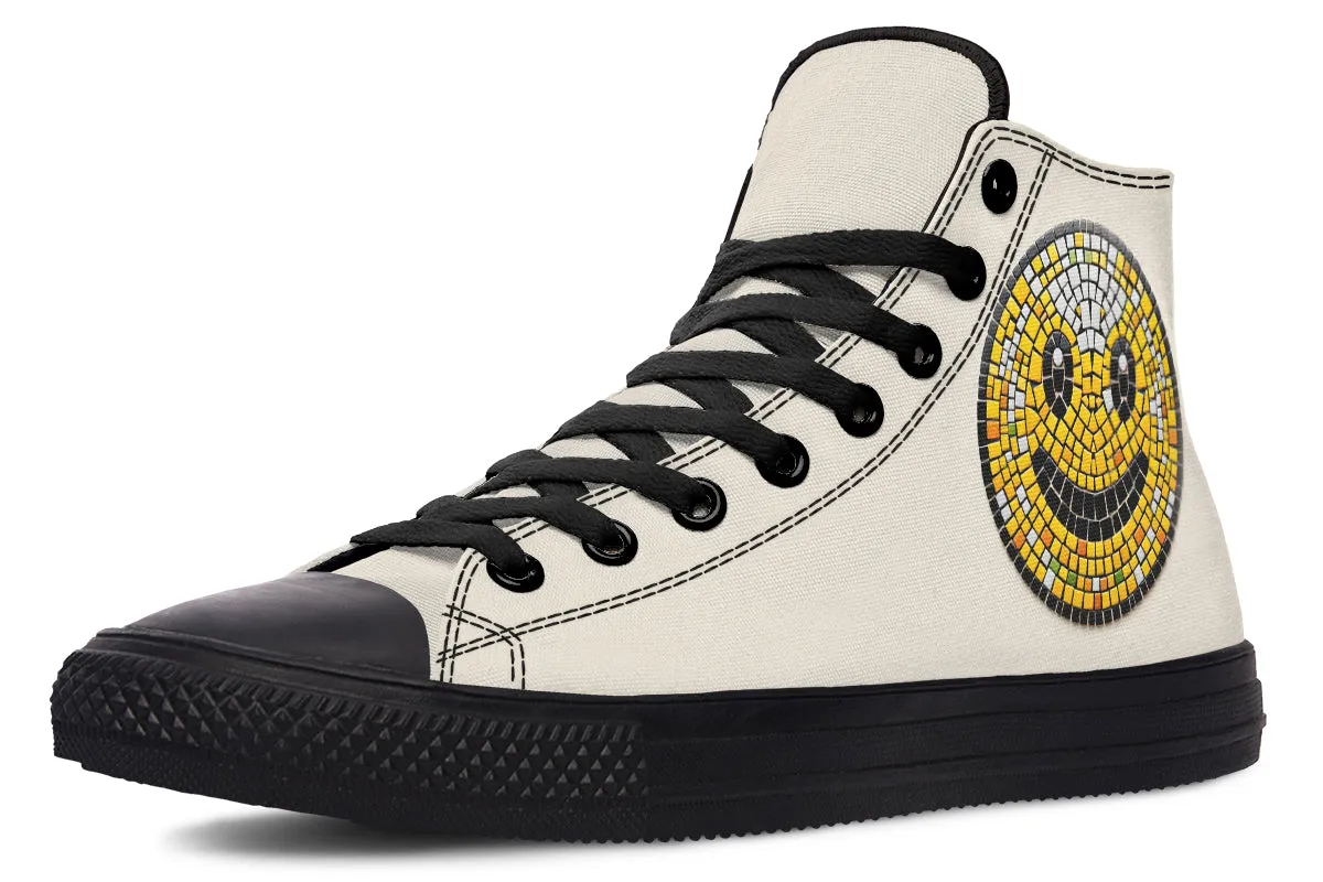 Mosaic Smiley High Tops