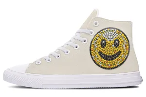 Mosaic Smiley High Tops