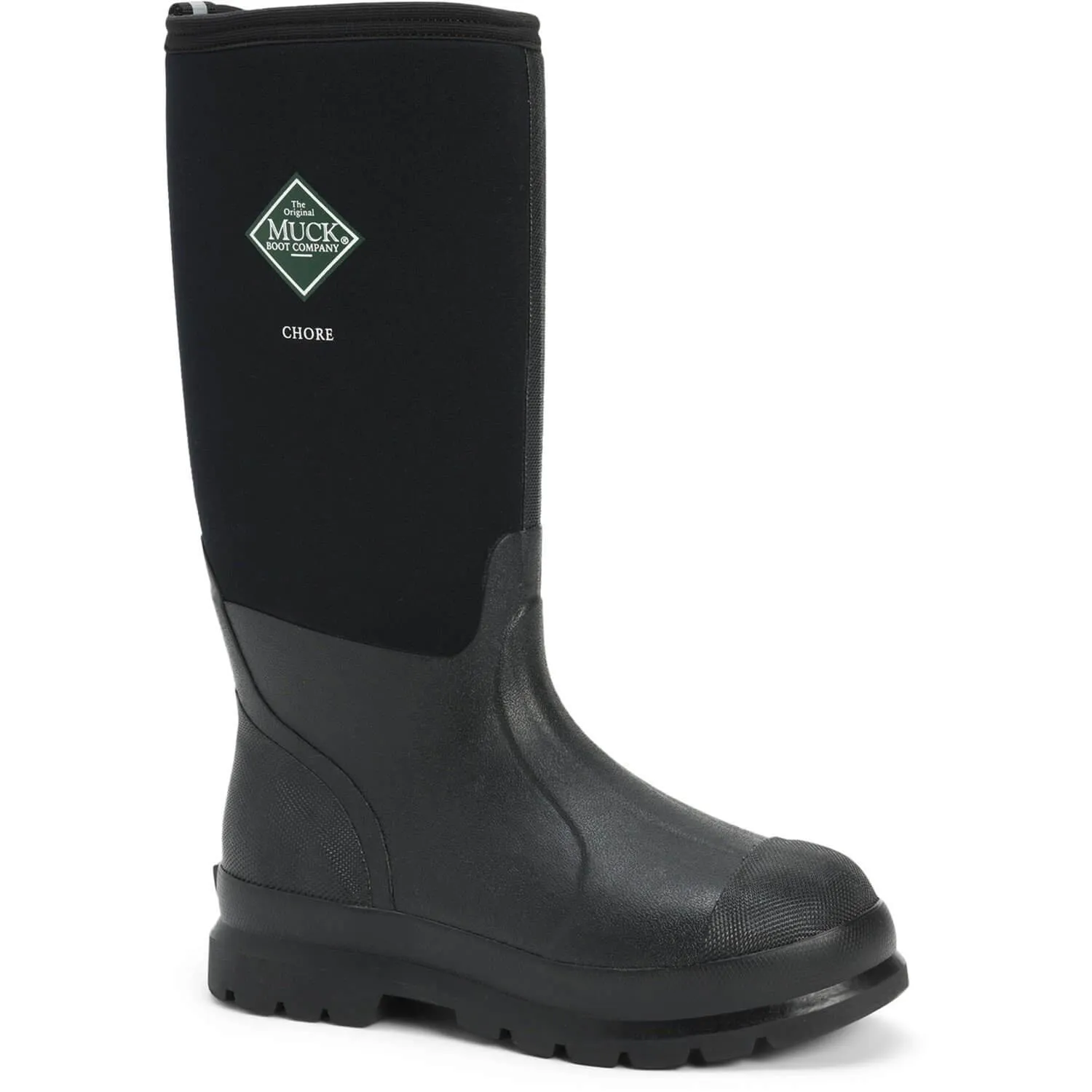 Muck Boots Chore Classic Safety Wellington | Triple Rubber Toe Reinforcement - Black