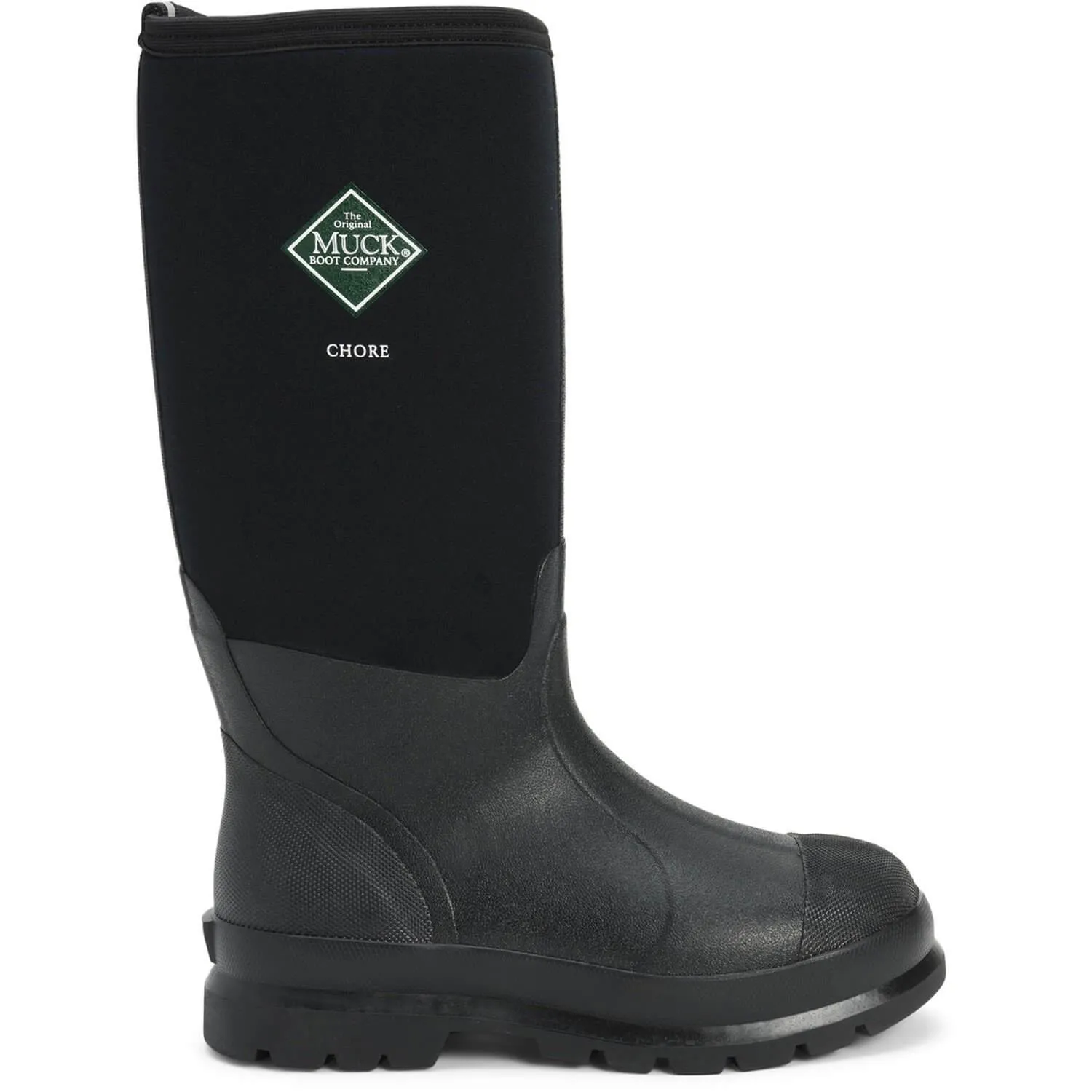 Muck Boots Chore Classic Safety Wellington | Triple Rubber Toe Reinforcement - Black